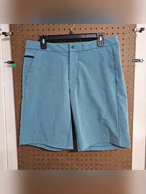 Lululemon Commission Utility Hybrid Shorts in Utility Blue Colorway Mens Sz 34